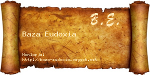 Baza Eudoxia névjegykártya